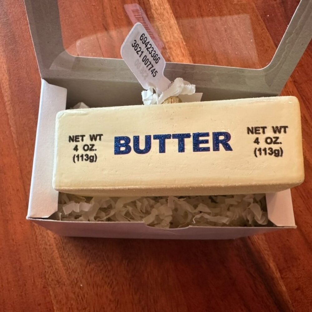 Anthropologie Butter Ornament